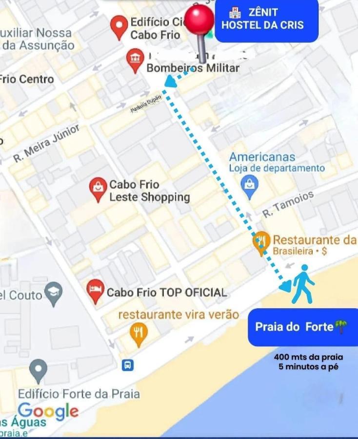 Zenit Hostel Da Cris Cabo Frio Zewnętrze zdjęcie